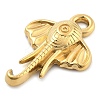 Ion Plating(IP) 304 Stainless Steel Pendants STAS-P379-07B-G-2