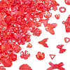 182Pcs 100G Transparent Acrylic Beads OACR-TA0003-66D-3