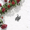 Music Note Pattern Iron Wall Signs AJEW-WH0286-035-5