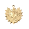 304 Stainless Steel Pendants STAS-D366-05A-G-1
