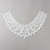 Milk Silk Embroidered Floral Lace Collar DIY-WH0504-123A-1