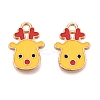 Christmas Theme Alloy Enamel Pendants ENAM-T020-10R-2