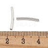 Brass Curved Tube Beads KK-B120-04F-P-3