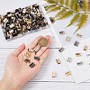 180Pcs 6 Style Iron Ribbon Crimp Ends FIND-WR0004-92-5