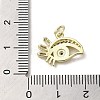 Brass Micro Pave Cubic Zirconia Pendants KK-E092-11G-03-3