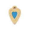 304 Stainless Steel Enamel Charms STAS-I325-054G-02-1