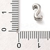304 Stainless Steel Slide Charms STAS-B075-37P-S-3