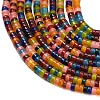 Dyed Natural White Jade Beads Strands GG-CBA47A4-B01-2X4MM-4