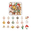 Craftdady 68pcs Alloy Enamel Pendants FIND-CD0001-22-9