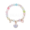 Easter Alloy Enamel Charm Bracelets BJEW-JB13331-3