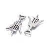 Non-Tarnish 304 Stainless Steel Pendants STAS-F249-26P-2