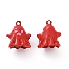 Spray Painted Alloy Enamel Pendants FIND-I037-42B-1