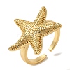 Rack Plating Brass Cuff Rings for Women RJEW-G325-04A-G-1