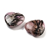 Heart Natural Rhodonite Palm Stones G-C134-06A-19-2