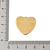 304 Stainless Steel Enamel Pendants STAS-P380-64G-03-3