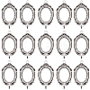 SUNNYCLUE 30Pcs Alloy Pendant Cabochon Settings FIND-SC0009-22-1