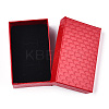 Rhombus Textured Cardboard Jewelry Boxes CBOX-T006-02D-1