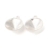 Ion Plating(IP) 304 Stainless Steel Pendant Pointed Back Rhinestone Settings STAS-U025-05E-S-1
