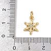 Brass Micro Pave Cubic Zirconia Charms LS-KK-H077-02G-04-3