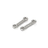 304 Stainless Steel Twisted Bar Connrctor Charms STAS-L300-002P-2