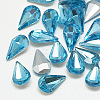 Pointed Back Glass Rhinestone Cabochons RGLA-T082-6x10mm-12-1