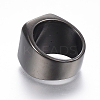 304 Stainless Steel Signet Band Rings for Men RJEW-G091-16-22mm-B-3