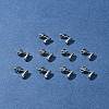 10Pcs 201 Stainless Steel Stud Earring Findings with Hole EJEW-FS0001-14B-9