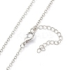 Luminous Alloy Locket Pendant Necklaces NJEW-F284-06B-5