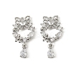 Brass Micro Pave Cubic Zirconia Pendants LS-KK-C107-03P-1