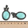 Synthetic Turquoise Pendants G-I370-09AS-02-3