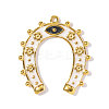 304 Stainless Steel Enamel Pendants STAS-OY002-34G-1