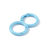 Spray Painted Alloy Spring Gate Rings FIND-C024-01C-3