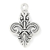 Tibetan Style Alloy Flower Pendants TIBEP-S291-22-RS-1
