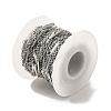 Tarnish Resistant 304 Stainless Steel Rectangle Link Chains STAS-B041-09P-4