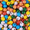 240Pcs 6 Colors Natural Wooden Beads WOOD-TA0002-74A-4