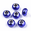Imitation Pearl Style Resin European Beads RPDL-T003-001C-1