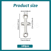 100Pcs 304 Stainless Steel Links/Connectors STAS-DC0016-57-2