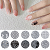 10 Rolls PET Lace Flower Nail Foils Floral Transfer Paper STIC-WH20010-16D-5