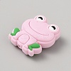 Frog Food Grade Eco-Friendly Silicone Focal Beads SIL-WH0006-29H-2