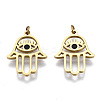 304 Stainless Steel Enamel Charms STAS-S116-372A-G-1