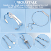 304 Stainless Steel Blank Link Bracelets & Stainless Steel Cuff Bangle DIY Makings Kit DIY-UN0056-22-5