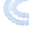 Baking Paint Frosted Glass Beads Strands FGLA-N003-6mm-01-3