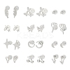 2 Pairs Alloy Stud Earrings for Women EJEW-FS0001-27L-2