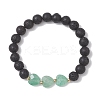 Natural Mixed Gemstone Beads Stretch Bracelets for Women BJEW-JB13204-3