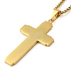 201 Stainless Steel Pendant Necklaces NJEW-H015-08G-4