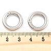 Non-Tarnish 316 Stainless Steel Spring Gate Rings LS-STAS-M296-01P-C-01-3