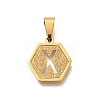 304 Stainless Steel Charms STAS-H227-01G-X-1
