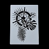 Plastic Hollow Out Drawing Painting Stencils Templates DIY-Z024-01K-2