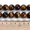 Natural Tiger Eye Beads Strands G-C293-A01-14mm-5
