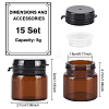 Glass Portable Cream Jar LS-MRMJ-WH0064-48A-2